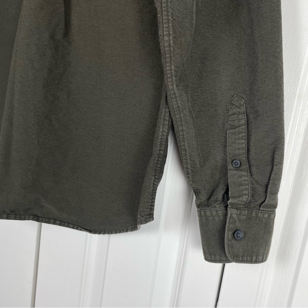 Everlane Oxford Poplin Button Up Long Sleeve Shirt Men’s M Green Classic Cotton - Picture 9 of 13
